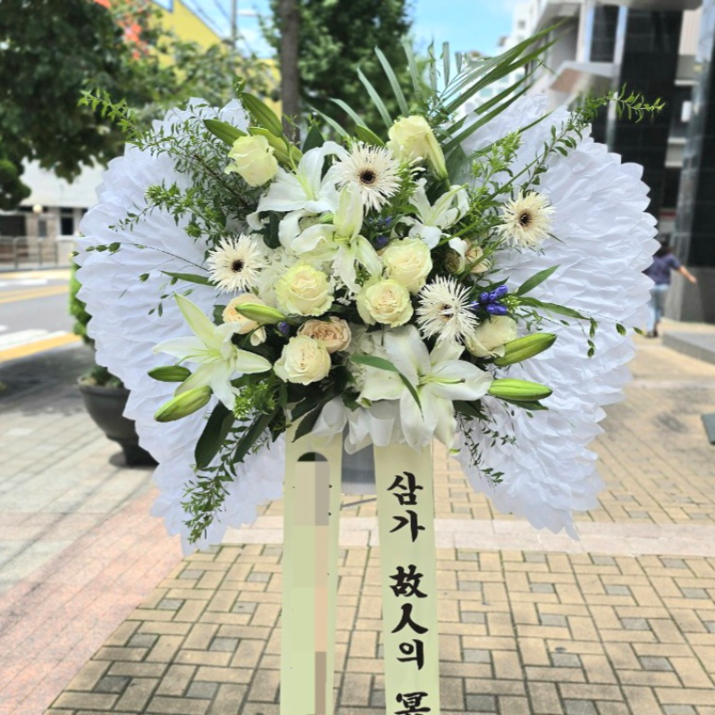 천사 신화환 프리미엄 근조생화화환W 이미지 1
