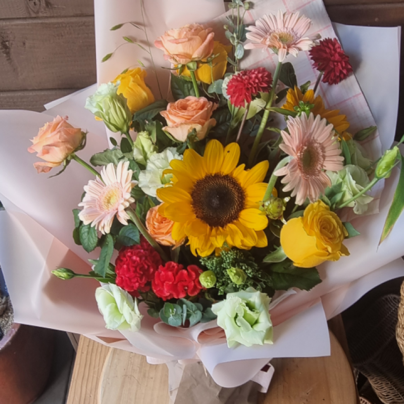 해바라기꽃다발 이미지 1