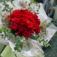 레드라운드꽃다발 썸네일 2
